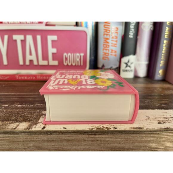 Match Storage Box Book Themed "Slow Burn" Matchbox | Candles | Book Decor - Picture 6 of 7